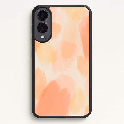Orange Strokes  - Abstract Pattern Phone Case for Galaxy S25 Edge