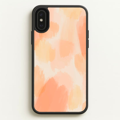 Orange Strokes  - Abstract Pattern Phone Case for iPhone XS Max