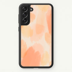 Orange Strokes  - Abstract Pattern Phone Case for Galaxy S21 Plus