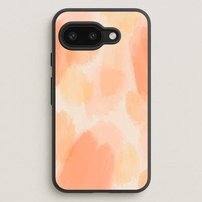 Orange Strokes  - Abstract Pattern Phone Case for Google Pixel 9a