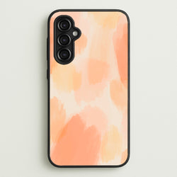 Orange Strokes  - Abstract Pattern Phone Case for Galaxy A14