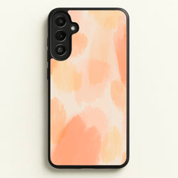 Orange Strokes  - Abstract Pattern Phone Case for Galaxy A34