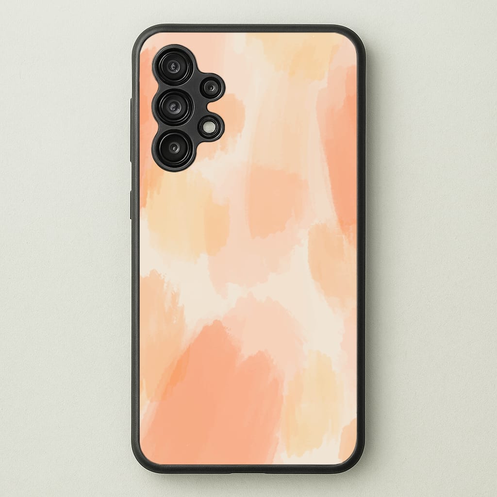 Orange Strokes  - Abstract Pattern Phone Case for Galaxy A13