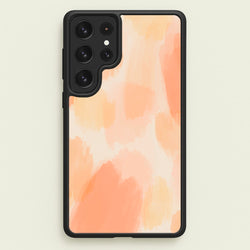 Orange Strokes  - Abstract Pattern Phone Case for Galaxy S23 Ultra