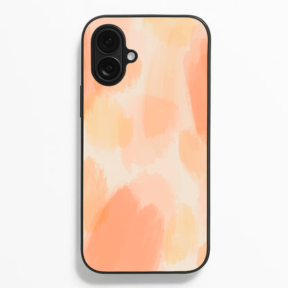 Orange Strokes  - Abstract Pattern Phone Case for iPhone 16 Plus