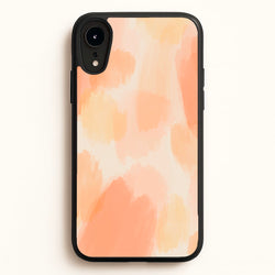 Orange Strokes  - Abstract Pattern Phone Case for iPhone XR