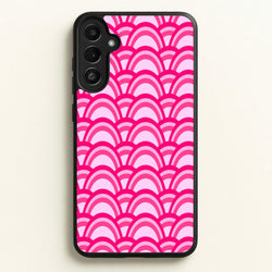 Purple Pink Abstract Pattern  - Abstract Pattern Phone Case for Galaxy A34