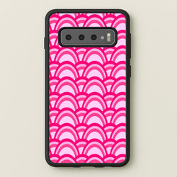 Purple Pink Abstract Pattern  - Abstract Pattern Phone Case for Galaxy S10