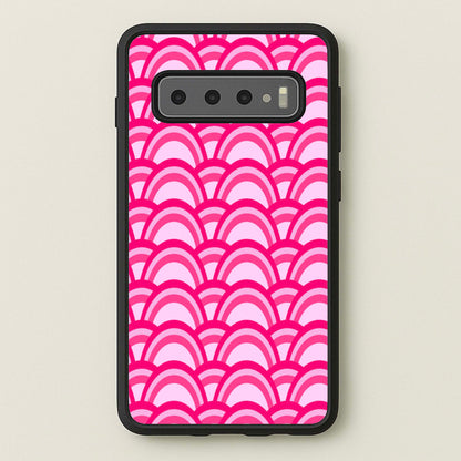 Purple Pink Abstract Pattern  - Abstract Pattern Phone Case for Galaxy S10