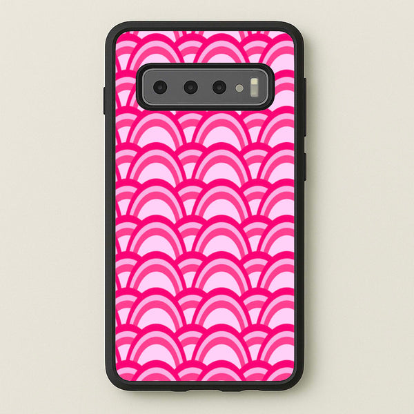 Purple Pink Abstract Pattern  - Abstract Pattern Phone Case for Galaxy S10