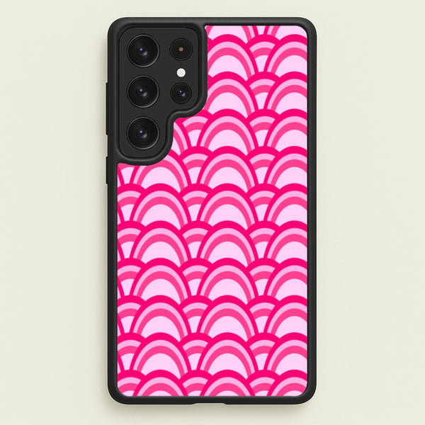 Purple Pink Abstract Pattern  - Abstract Pattern Phone Case for Galaxy S23 Ultra