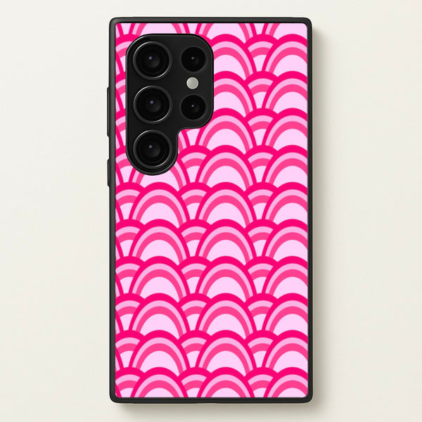 Purple Pink Abstract Pattern  - Abstract Pattern Phone Case for Galaxy S24 Ultra