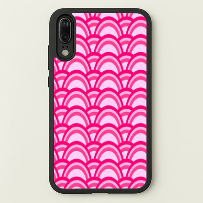 Purple Pink Abstract Pattern  - Abstract Pattern Phone Case for Huawei P20
