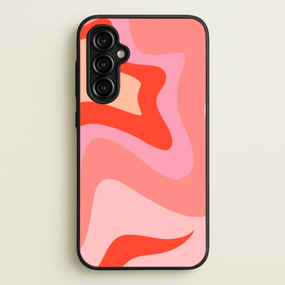 Abstract Pink And Purple  - Abstract Pattern Phone Case for Galaxy A54