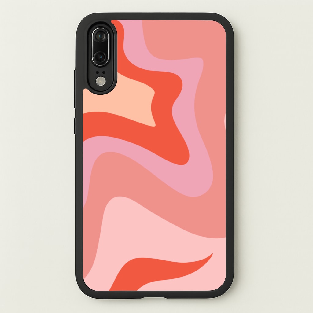 Abstract Pink And Purple  - Abstract Pattern Phone Case for Huawei P20