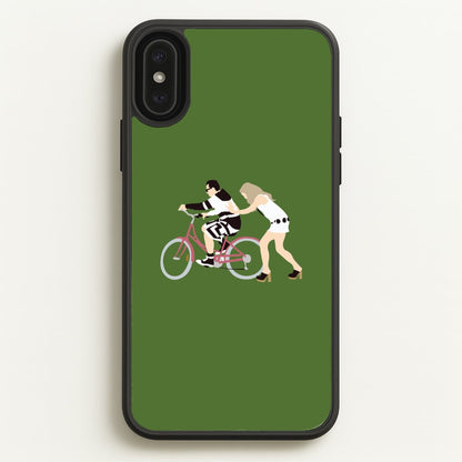 David Riding A Bike  - Schitt's Creek Phone Case for iPhone XS Max