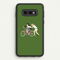 David Riding A Bike  - Schitt's Creek Phone Case for Galaxy S10e