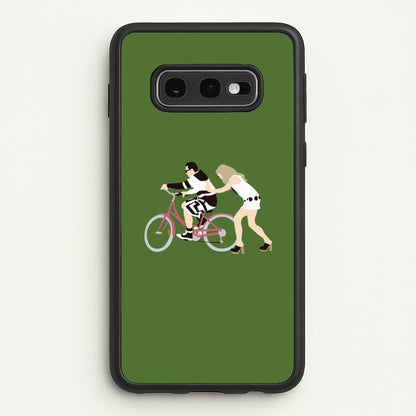 David Riding A Bike  - Schitt's Creek Phone Case for Galaxy S10e