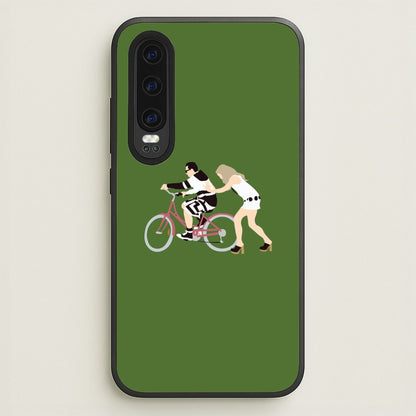 David Riding A Bike  - Schitt's Creek Phone Case for Huawei P30