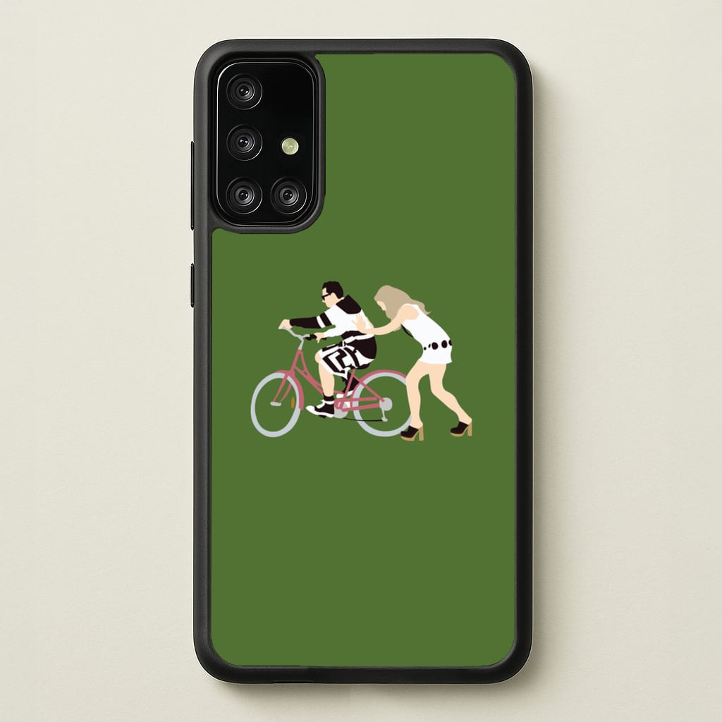 David Riding A Bike  - Schitt's Creek Phone Case for Galaxy A71