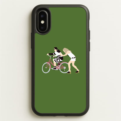David Riding A Bike  - Schitt's Creek Phone Case for iPhone X / XS