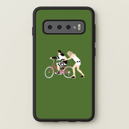 David Riding A Bike  - Schitt's Creek Phone Case for Galaxy S10 Plus