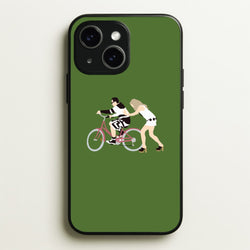 David Riding A Bike  - Schitt's Creek Phone Case for iPhone 15