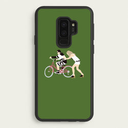 David Riding A Bike  - Schitt's Creek Phone Case for Galaxy S9 Plus