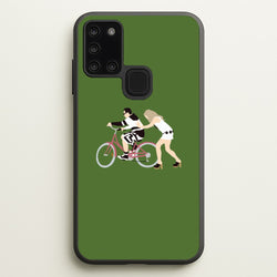 David Riding A Bike  - Schitt's Creek Phone Case for Galaxy A21s