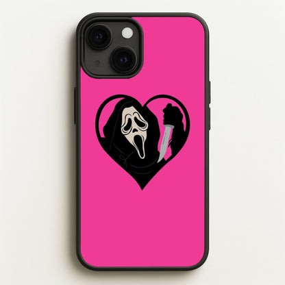 Heart face - Halloween  - Scream Phone Case for iPhone 13