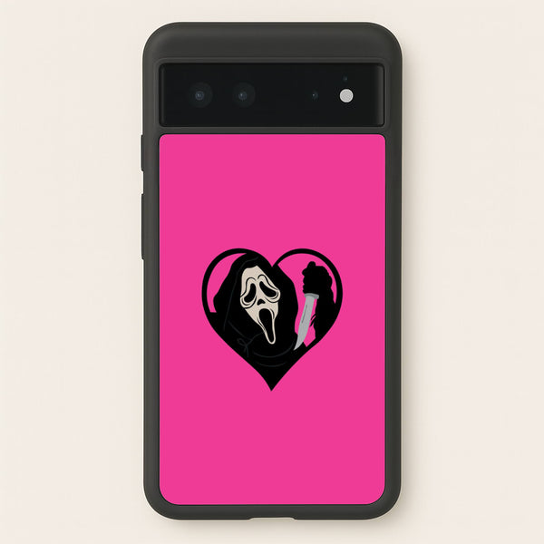 Heart face - Halloween  - Scream Phone Case for Google Pixel 6
