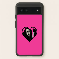 Heart face - Halloween  - Scream Phone Case for Google Pixel 6a