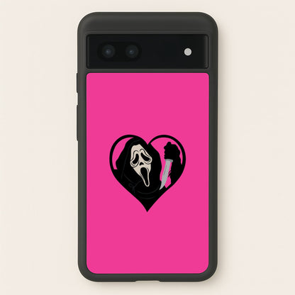 Heart face - Halloween  - Scream Phone Case for Google Pixel 6a