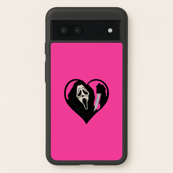 Heart face - Halloween  - Scream Phone Case for Google Pixel 6a