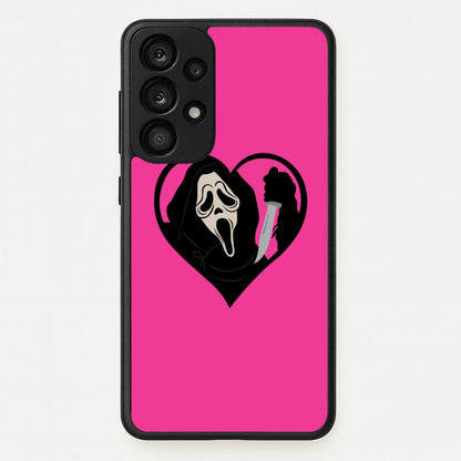Heart face - Halloween  - Scream Phone Case for Galaxy A53