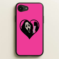 Heart face - Halloween  - Scream Phone Case for iPhone 16e