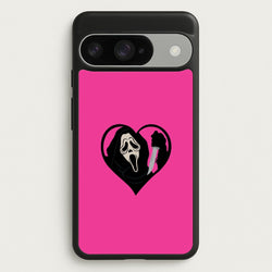 Heart face - Halloween Phone Case for Google Pixel 10 / 10 Pro