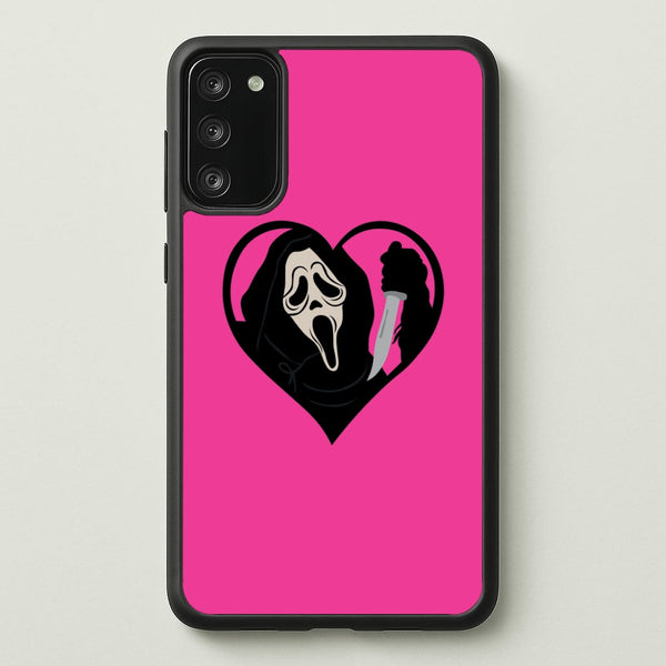 Heart face - Halloween  - Scream Phone Case for Galaxy S20