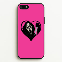 Heart face - Halloween  - Scream Phone Case for iPhone 5 / 5s / SE 2016