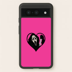 Heart face - Halloween  - Scream Phone Case for Google Pixel 8