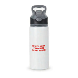 What's Your Favourite Scary Movie - Scream Active Water Bottle - Black