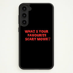 What's Your Favourite Scary Movie - Scream  - Scream Phone Case for Galaxy S23