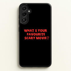 What's Your Favourite Scary Movie - Halloween  - Scream Phone Case for Galaxy A36