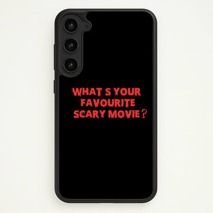 What's Your Favourite Scary Movie - Scream  - Scream Phone Case for Galaxy S23 Plus