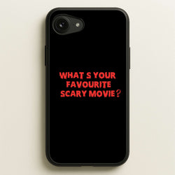 What's Your Favourite Scary Movie - Halloween  - Scream Phone Case for iPhone 16e