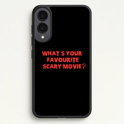 What's Your Favourite Scary Movie - Scream  - Scream Phone Case for Galaxy S25 Edge