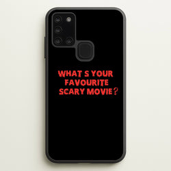 What's Your Favourite Scary Movie - Scream  - Scream Phone Case for Galaxy A21s