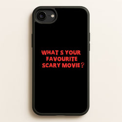 What's Your Favourite Scary Movie - Halloween  - Scream Phone Case for iPhone 6 / 7 / 8 / SE
