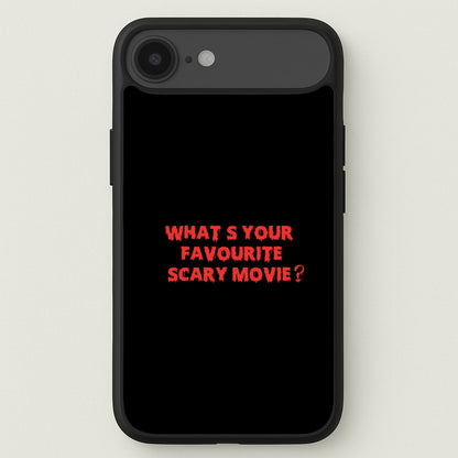 What's Your Favourite Scary Movie - Scream Phone Case for iPhone 17 Air