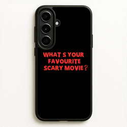 What's Your Favourite Scary Movie - Halloween  - Scream Phone Case for Galaxy A56